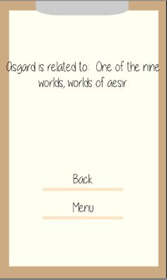 Nordic Mythology Quiz - Screenshot 2