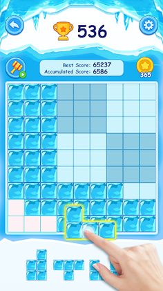 Classical Ice Blocks Puzzle - Screenshot 1
