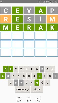 WordleTr Kelime Oyunu - Screenshot 1