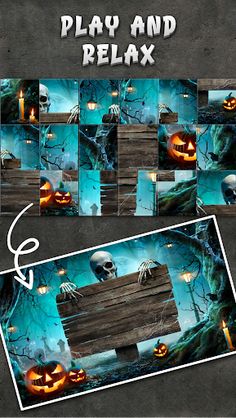 Scary Relaxing Jigsaw Puzzle - Screenshot 1