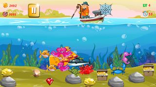 Gold miner, Fishing, gold rush - Screenshot 3
