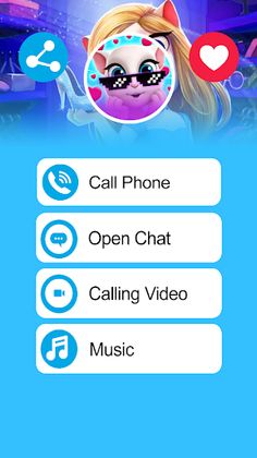 Talking call  angela - Screenshot 1