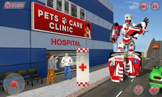 Ambulance Robot City Rescue - Screenshot 2