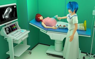 Anime Pregnant Mother Babycare - Screenshot 1
