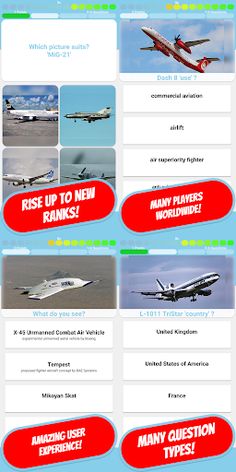 AIRPLANE & PLANE & AIR Quiz ✈  - Screenshot 2