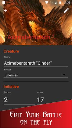 Initiative Tracker for D&D - Screenshot 2