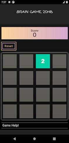 Brain Game 2048 - Screenshot 1