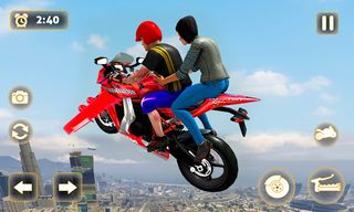 Flying Motorbike Taxi Driving - Screenshot 1