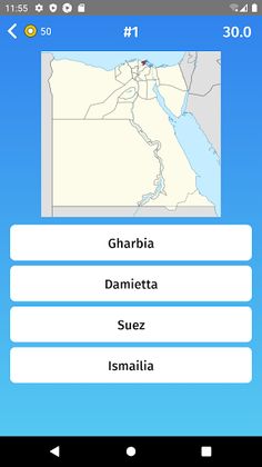 Egypt: Regions & Provinces Map - Screenshot 3