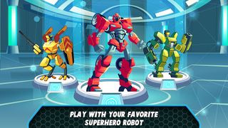 Super Hero Runner- Robot Games - Screenshot 1