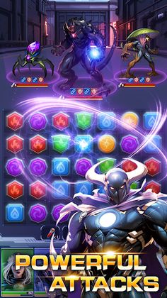 Superhero & Puzzles Match3 RPG - Screenshot 3