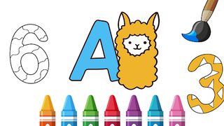 Alphabet And Numbers Coloring - Screenshot 3