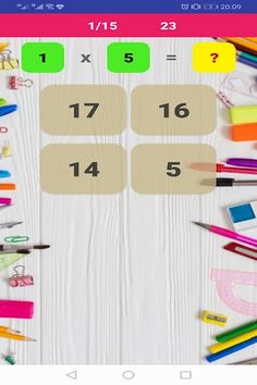 جدول الضرب تحدي الرياضيات - Screenshot 2