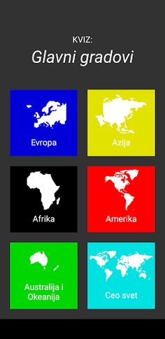 Glavni gradovi - Screenshot 1