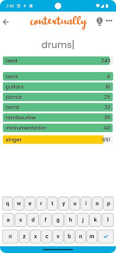 Contextually: Contexto AI game - Screenshot 1