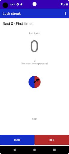 Luck streak - Screenshot 1