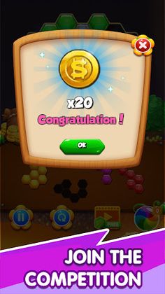 Lucky Hexa Puzzle Block Money - Screenshot 4