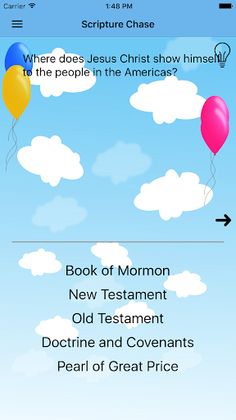 LDS Scripture Balloon Pop - Screenshot 3