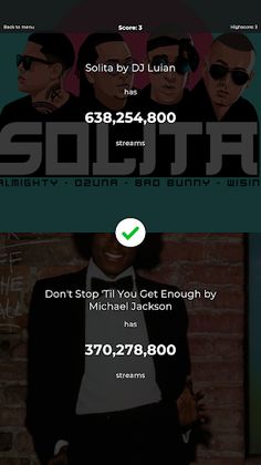 Music Higher Lower Music Quiz - Screenshot 3