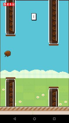 Flappy human - Screenshot 2