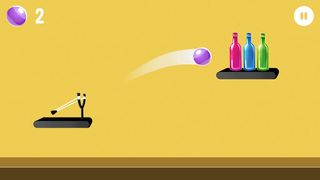 Knock Down Bottles : Slingshot - Screenshot 1