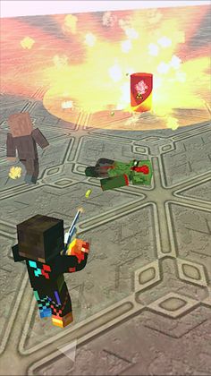 Herobrine vs Zombies 3D - Screenshot 4