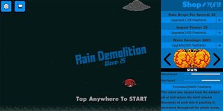 Rain Demolition - Screenshot 2