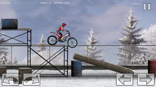 Bike Trial Snow Ride - Screenshot 1