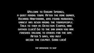 Enigma Springs - Screenshot 1