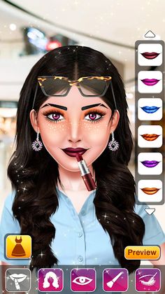 Fashion idol makeup dressup - Screenshot 2