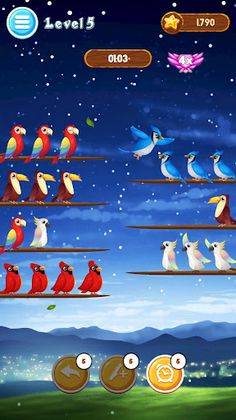 Birdie Color Sort - Screenshot 4