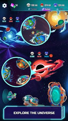 Idle Mushrooms: Space Empire - Screenshot 1