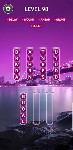 Word Bubble Sort - Word Game - Screenshot 2