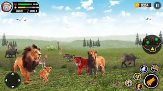 Lion Family Simulator 3d Games - Screenshot 1