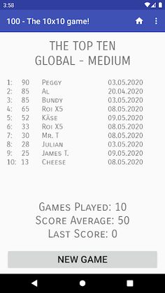 100 - The 10x10 Game! - Screenshot 4