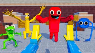 Blue Monster: Rainbow Craft - Screenshot 1