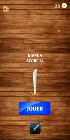 knife and apple game - Screenshot 1