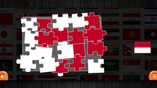 Asian Flags Jigsaw Puzzle - Screenshot 3