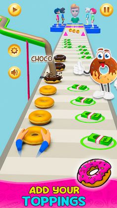 Donut Stack Maker: Donut Games - Screenshot 3