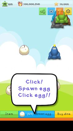 Tap! Dinosaur Game - Clicker - Screenshot 1