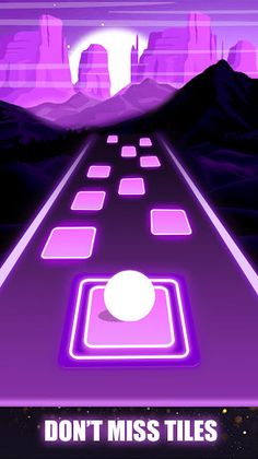 Hop Ball Tiles Music jump - Screenshot 1