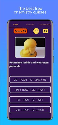 Chemistry Experiments Quiz - Screenshot 1