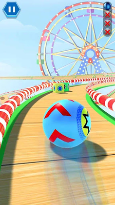 3D Sky Rolling Going Ball Game - Screenshot 2