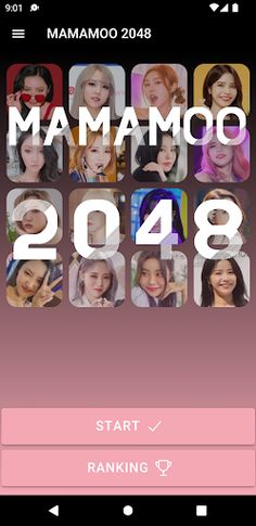 MAMAMOO 2048 Game - Screenshot 2