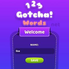 1 2 3 Gotcha! Words - Screenshot 1