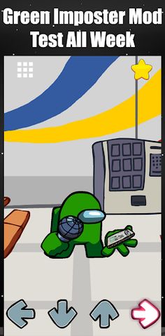 SUS Green Imposter FNF Mod - Screenshot 1