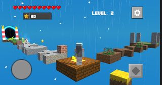 3D parkour blocks: craft word - Screenshot 3