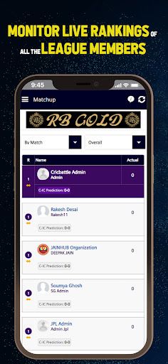 JPL CricBattle Fantasy League - Screenshot 2