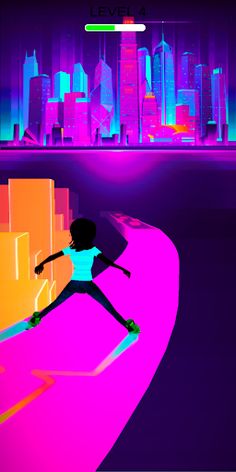 Skypunk Skate Roller - EDM Mus - Screenshot 2