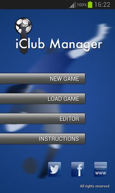 iClub Manager - Screenshot 2